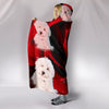 Old English Sheepdog Print Hooded Blanket-Free Shipping