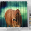 Boran cattle (cow) Print Shower Curtain-Free Shipping