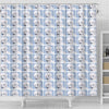 Kuvasz Dog Pattern Print Shower Curtain-Free Shipping