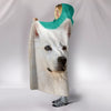 American Eskimo Dog Print Hooded Blanket-Free Shipping