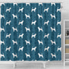 Bloodhound Dog Paws Print Shower Curtains-Free Shipping