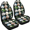 Cute Westie Dog Pattern Print Car Seat Covers-Free Shipping