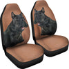 Scottish Terrier Print Car Seat Covers- Free Shipping