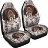 German Shorthaired Pointer Dog Print Car Seat Covers-Free Shipping