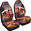 Texas Longhorn Cattle Print Car Seat Covers- Free Shipping