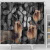 Lovely Australian Silky Terrier Print Shower Curtains-Free Shipping