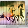 Mountain Pleasure Horse Print Shower Curtain-Free Shipping