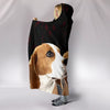 Cute Beagle Dog 3D Print Hooded Blanket-Free Shipping