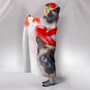 Siamese Cat Print Hooded Blanket-Free Shipping