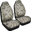 Whippet Paws Print Car Seat Covers-Free Shipping