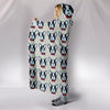 French Bulldog Pattern Print Hooded Blanket-Free Shipping