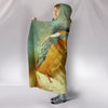 Kingfisher Bird Print Hooded Blanket-Free Shipping