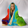 Eclectus Parrot Print Hooded Blanket-Free Shipping