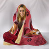 Basenji Dog Paws Print Hooded Blanket-Free Shipping