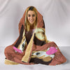 Pembroke Welsh Corgi Love Print Hooded Blanket-Free Shipping