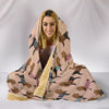 Cute Yorkie Pattern Print Hooded Blanket-Free Shipping