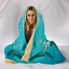 Shark Fish Print Hooded Blanket-Free Shipping