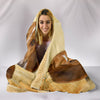 Cute American Foxhound Print Hooded Blanket-Free Shipping