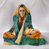 Golden Hamster Print Hooded Blanket-Free Shipping