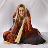 Cute Irish Red and White Setter Print Hooded Blanket-Free Shipping