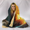 Afghan Hound Dog Print Hooded Blanket-Free Shipping