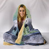 Lovely African Grey Parrot Print Hooded Blanket-Free Shipping