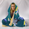 Cynotilapia Afra Fish Print Hooded Blanket-Free Shipping