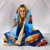 Oscar Fish Print Hooded Blanket-Free Shipping