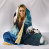 Polish Lowland Sheepdog Print Hooded Blanket-Free Shipping