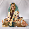 Cute Labrador Retriever Print Hooded Blanket-Free Shipping