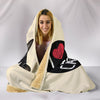 I Love Cats Hooded Blanket for Cat Lovers