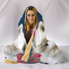 Samoyed Dog Print Hooded Blanket-Free Shipping