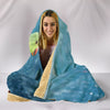 Ring Necked Parakeet Print Hooded Blanket-Free Shipping