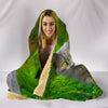 Chartreux Cat Nature Print Hooded Blanket-Free Shipping