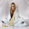 Turkish Angora Cat Print Hooded Blanket-Free Shipping