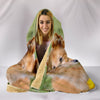 Shetland Sheepdog Art Print Hooded Blanket-Free Shipping