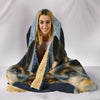 German Shepherd Print Hooded Blanket-Free Shipping