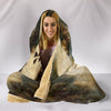 German Shepherd On Brown Print Hooded Blanket-Free Shipping