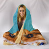 Basset Hound Dog Art Print Limited Edition Hooded Blanket-Free Shipping