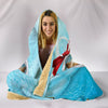 Cairn Terrier In Heart Print Hooded Blanket-Free Shipping