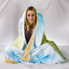 Budgerigar Parrot Print Hooded Blanket-Free Shipping