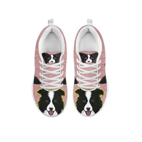 Lovely Border Collie Dog-Women's Running Shoes-Free Shipping-For 24 Hours Only