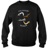 Dachshund Yoga Adult Crewneck Sweat Shirt