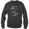 Dachshund Yoga Adult Crewneck Sweat Shirt