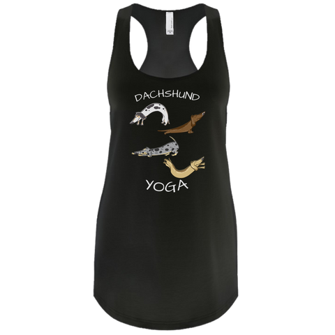 Dachshund Yoga Tank - Next Level Tank Top